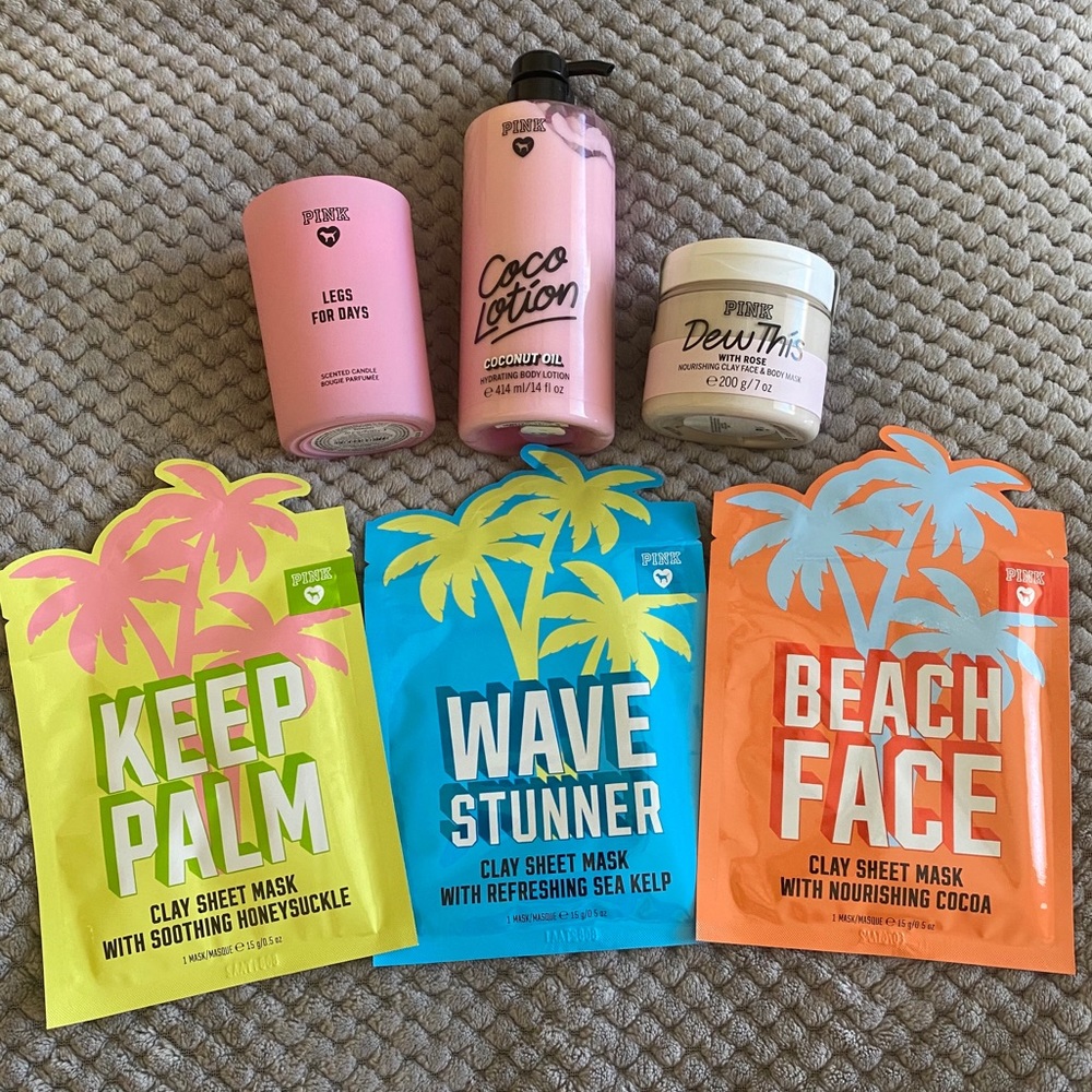 VS PINK Body and Face Bundle (6 pieces)